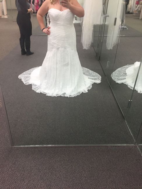 Narrowed down to two dresses!
