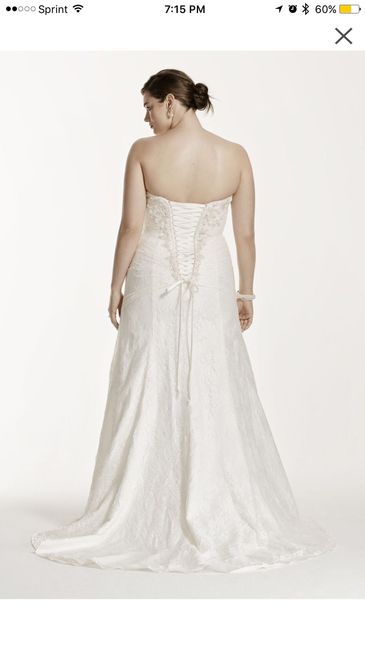 Narrowed down to two dresses!