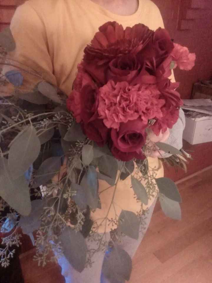 Trial Bouquet (UPDATE with pics in comments)