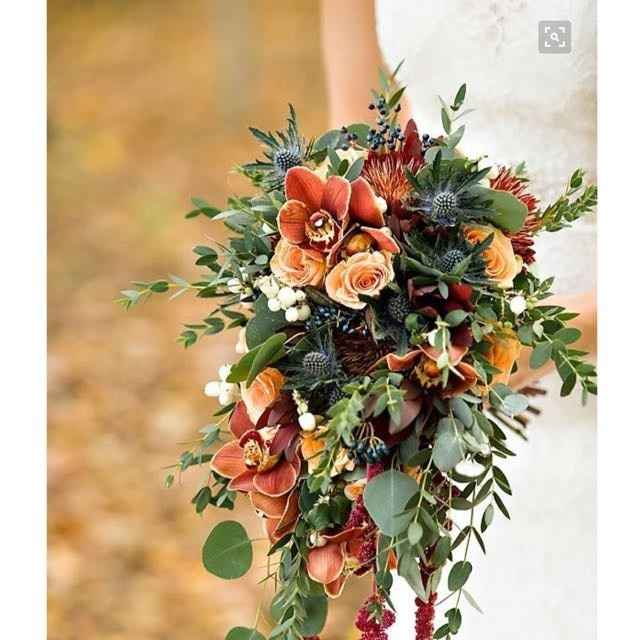 Cascading bouquet