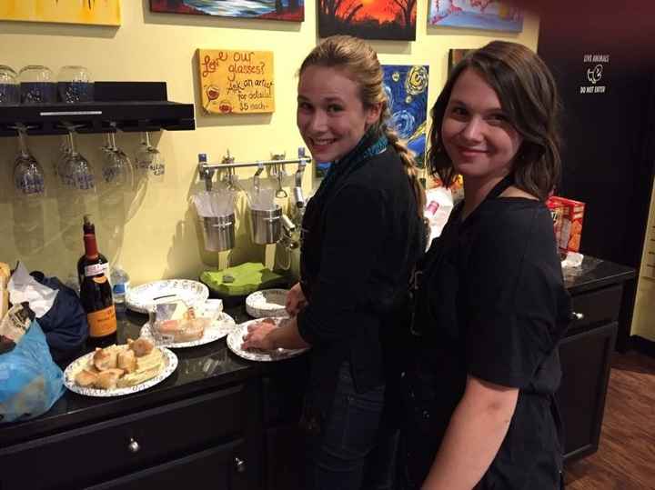 BAB! Sangria, cheese and paint. Oh my!