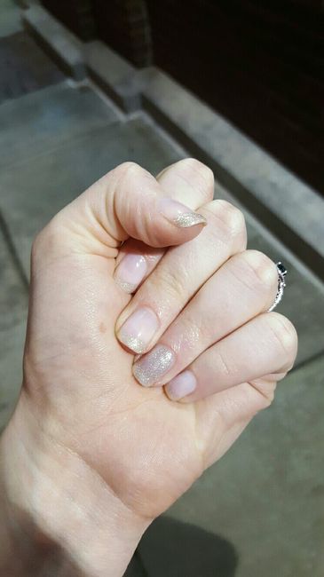 Sharing my wedding mani!