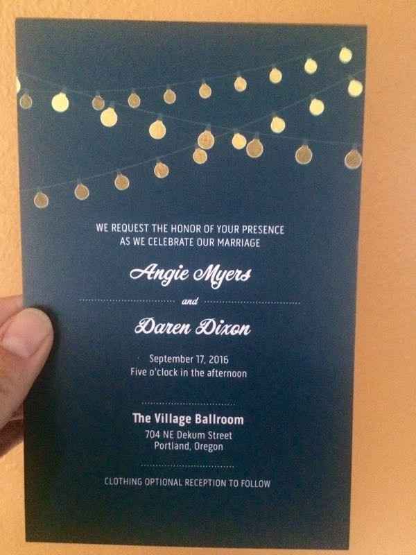 Invites are in!