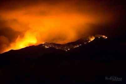 UPDATE: There is a mountain/forest fire, a few miles away from my venue....