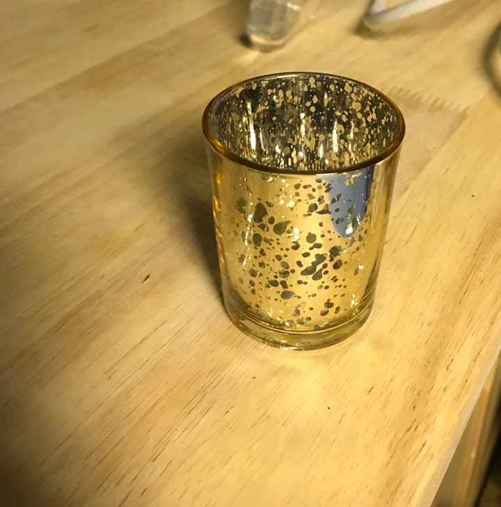 2.5" Mercury Glass Votive Holder