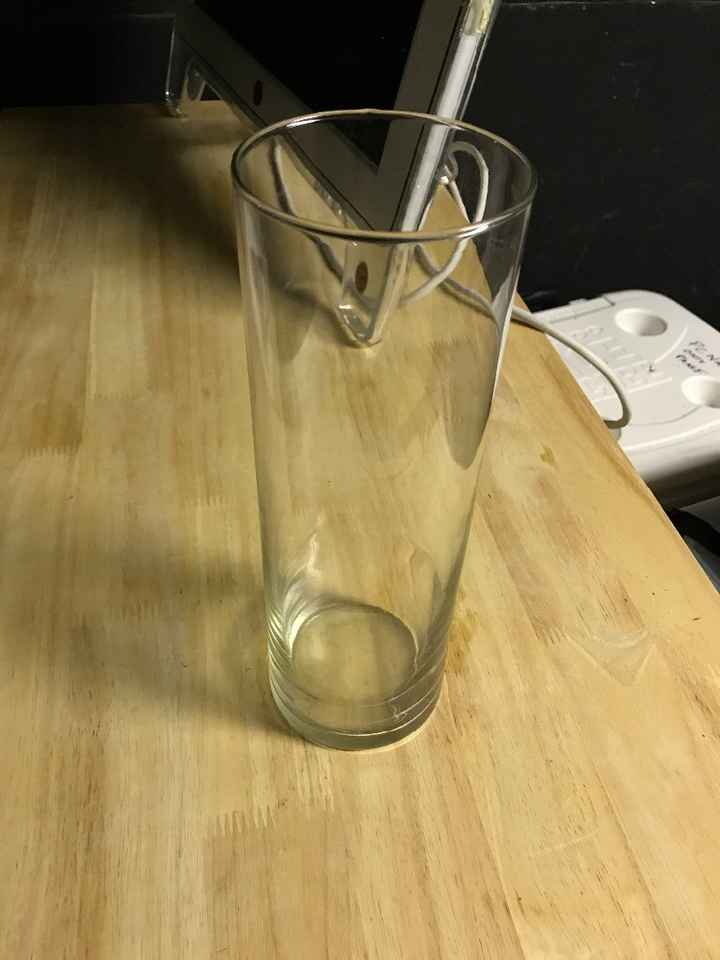 Glass Vase 10.5"