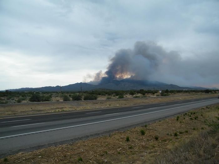 UPDATE: There is a mountain/forest fire, a few miles away from my venue....