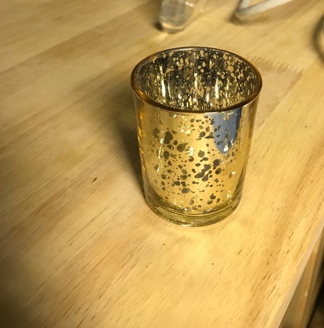 Mercury Glass Votive Holder