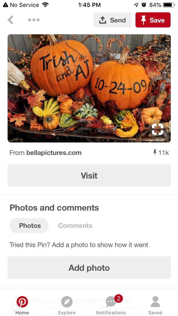 Fall wedding centerpieces - 2