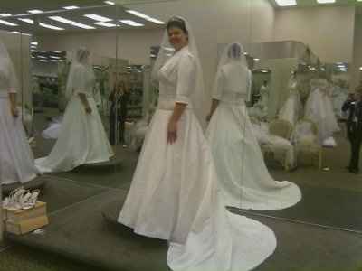 David's Bridal shopping trip (pics)!