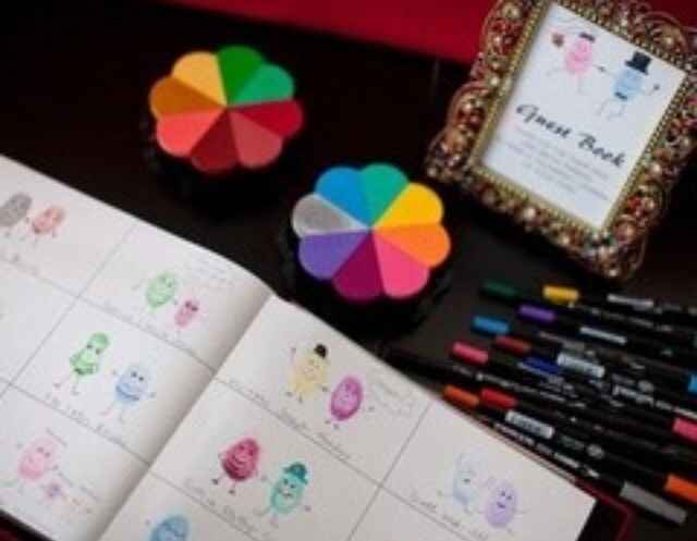 Fingerprint guest book