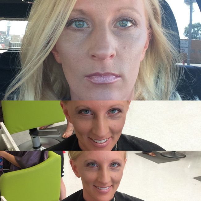 Hair and makeup trial went horrible