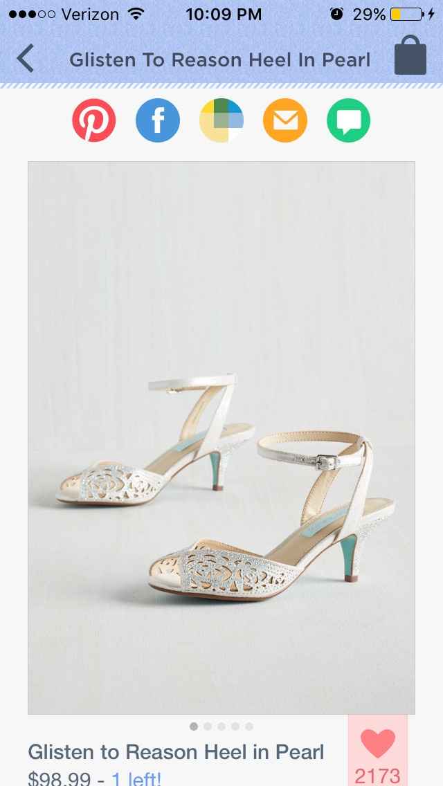 Show me your wedding shoesssss!
