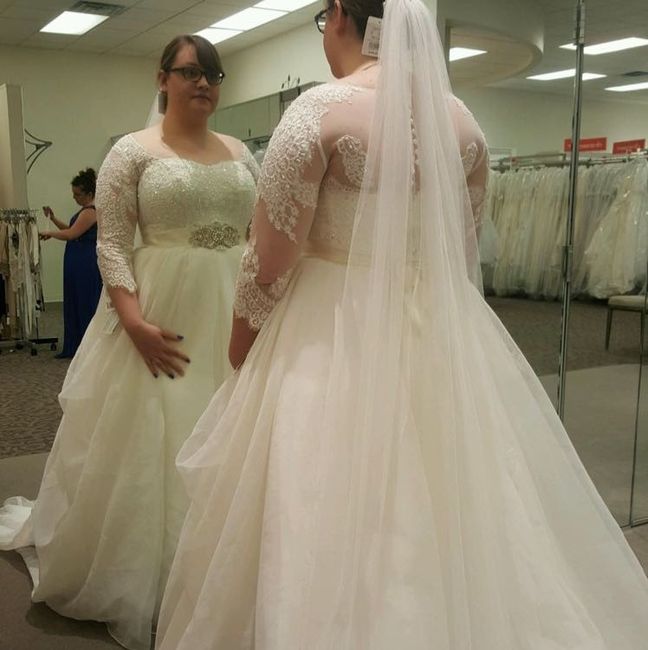 Transportation in wedding dress.