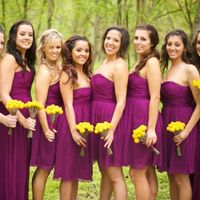 Show off your bridesmaid dresses!!