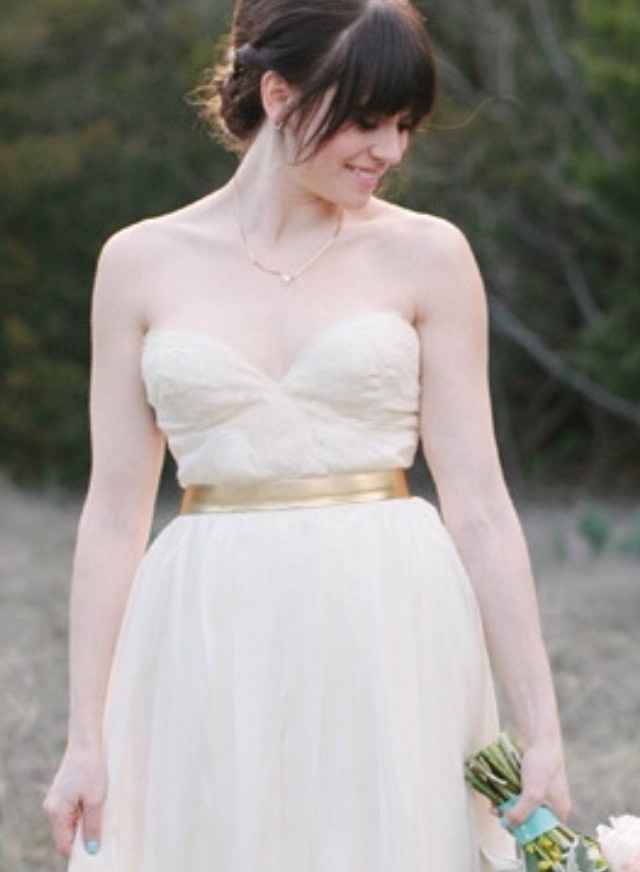 Looking for plain gold bridal belt