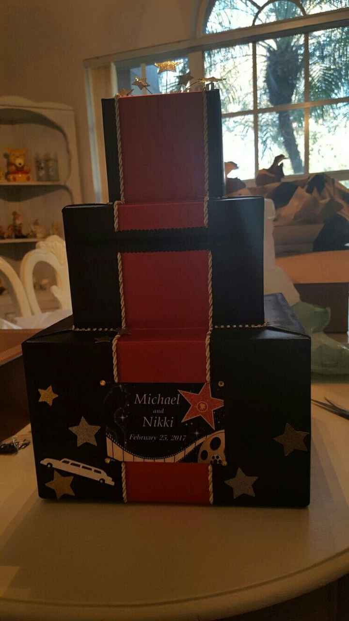 Movie themed card box!