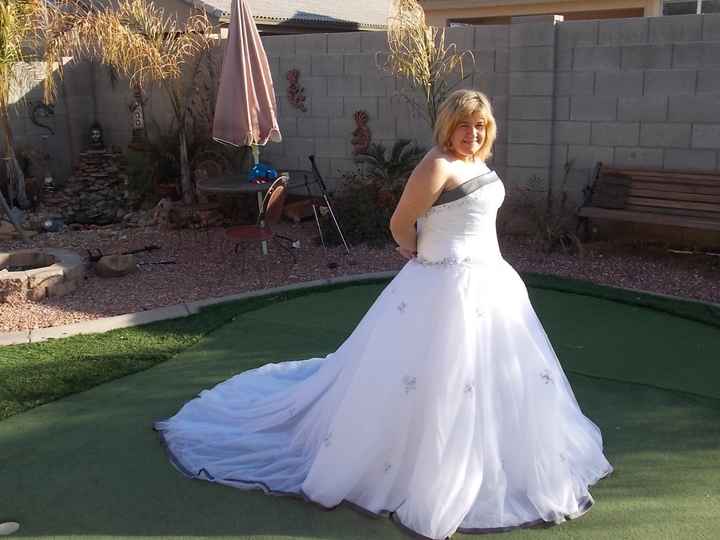 HELP! Worried bridal store is lying. Have you seen this dress?? (Pics)