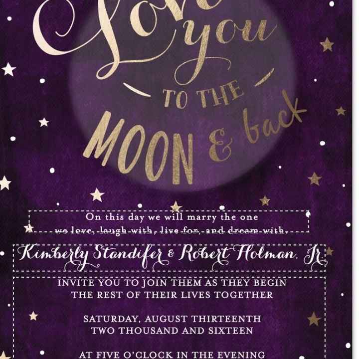 When did you order your invitations?