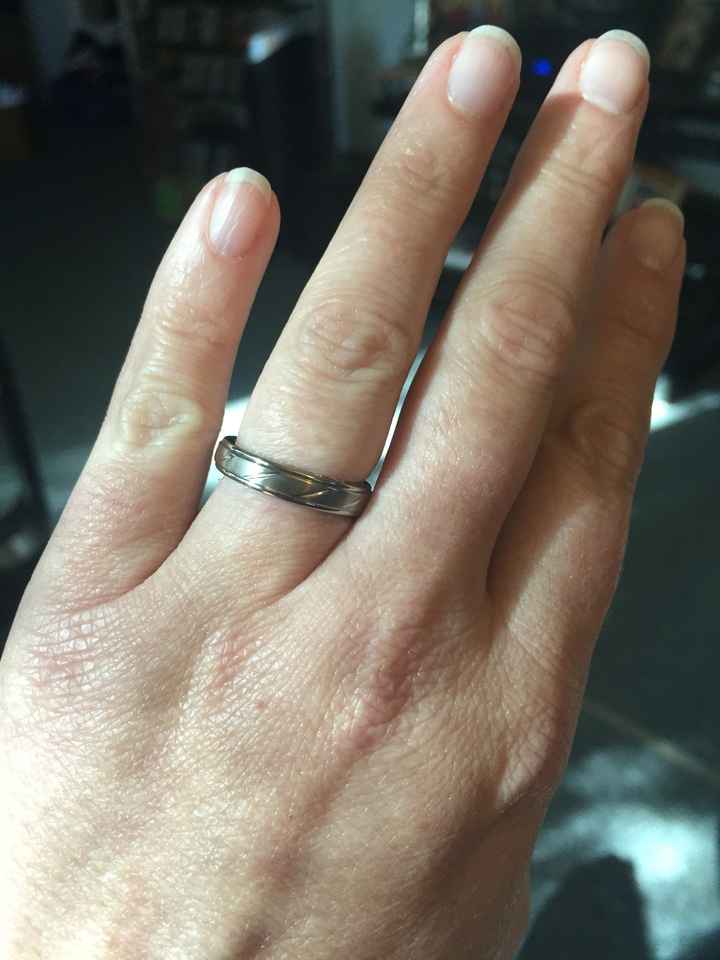 Squeal! Our rings arrived today!
