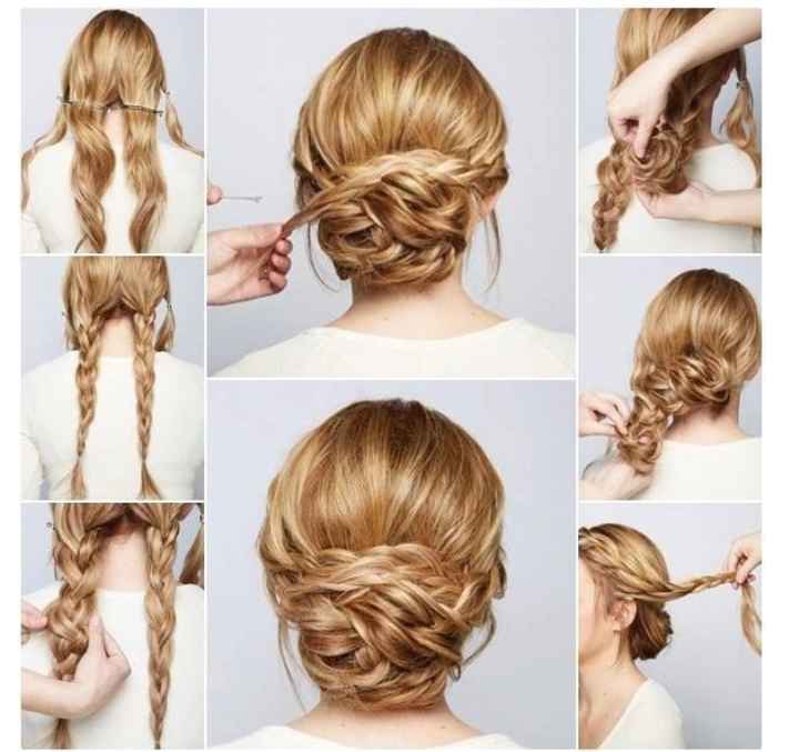 Medium length bridal hair