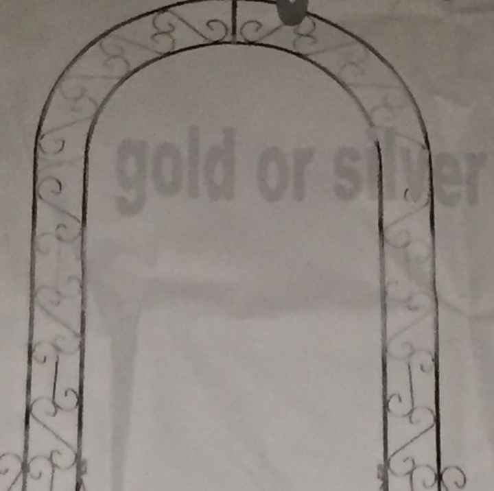 Cheap DIY backdrop/arches for indoor wedding