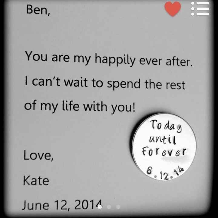 Show me your Grooms Gift!