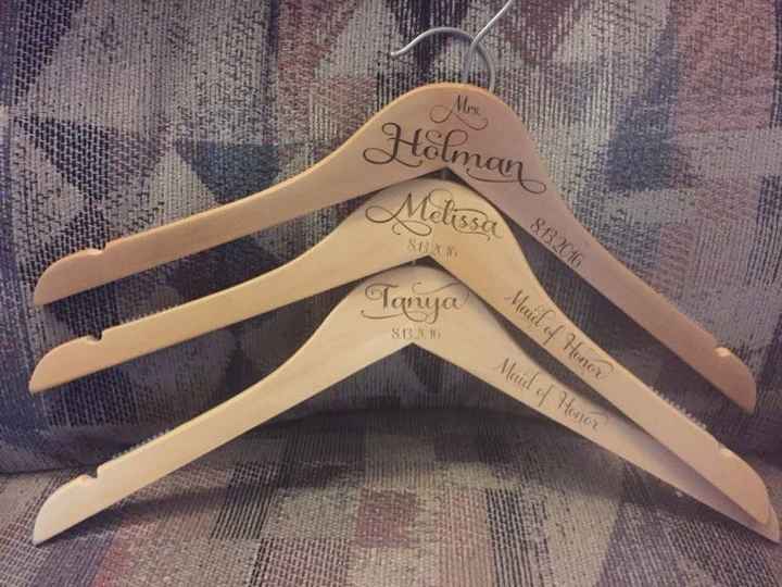 Personalized Hangers Question