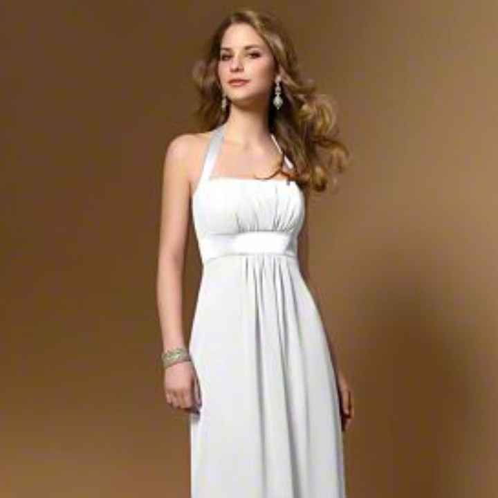 Bridesmaid dress as a wedding dress?