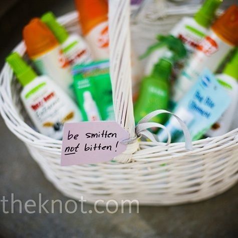 I need something catchy for the bug wipes basket.