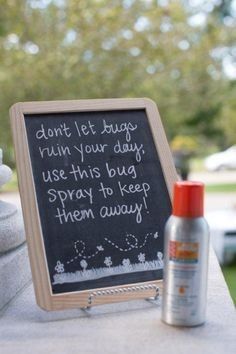 I need something catchy for the bug wipes basket.