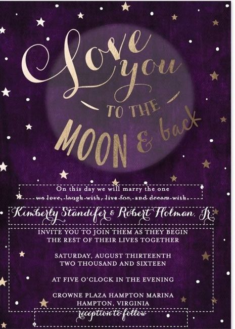 Invitation wording