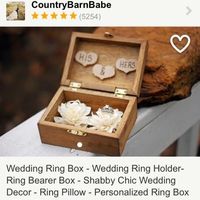 Ring box and guestbook