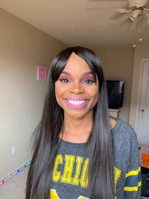 My lil make up trial - 2