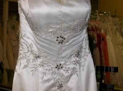 White or Diamond White?- Maggie Brides