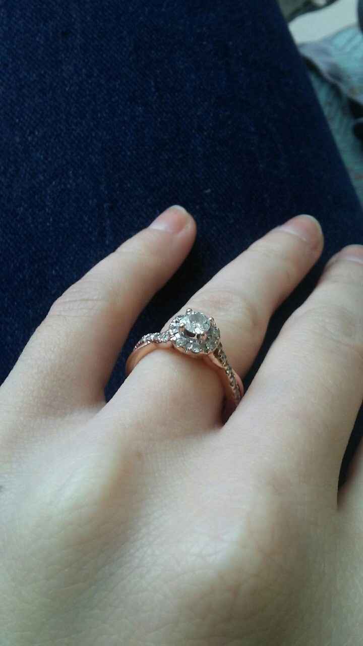 Lets see those beautiful engagement rings