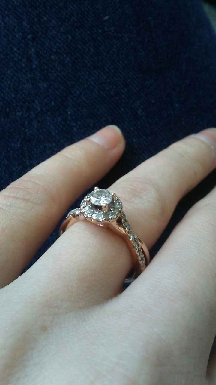 Lets see those beautiful engagement rings