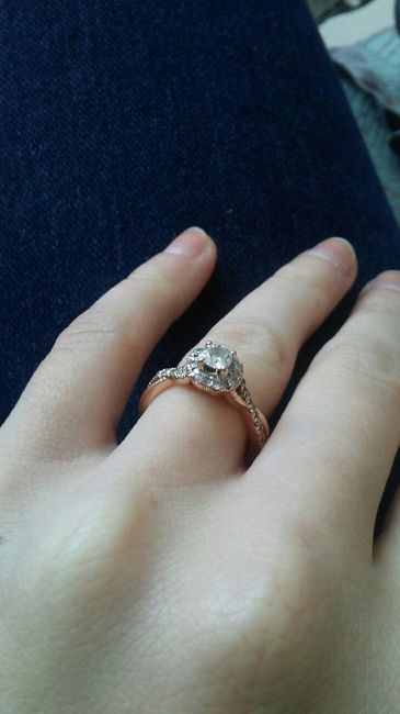Lets see those beautiful engagement rings