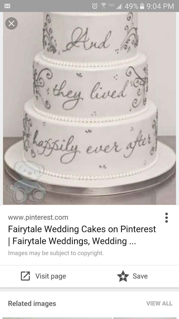  Show me your wedding cake/ wedding cake inspo! - 1