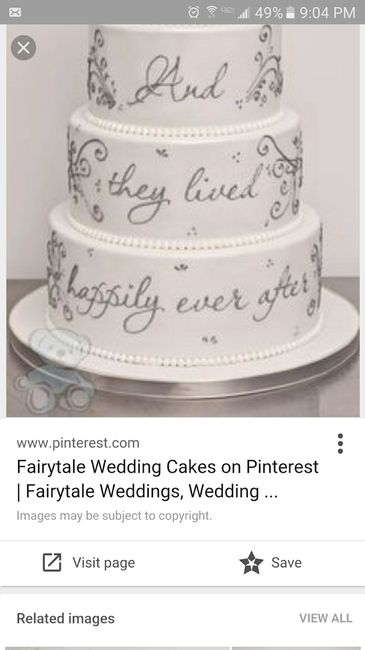  Show me your wedding cake/ wedding cake inspo! - 1