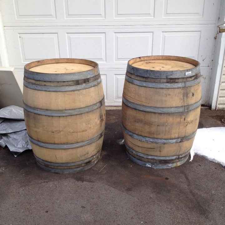 Whiskey Barrels!