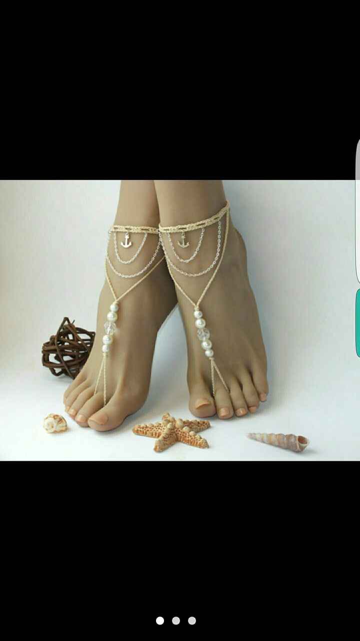 Barefoot sandles for just me or all of bridal party