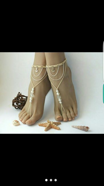 Barefoot sandles for just me or all of bridal party