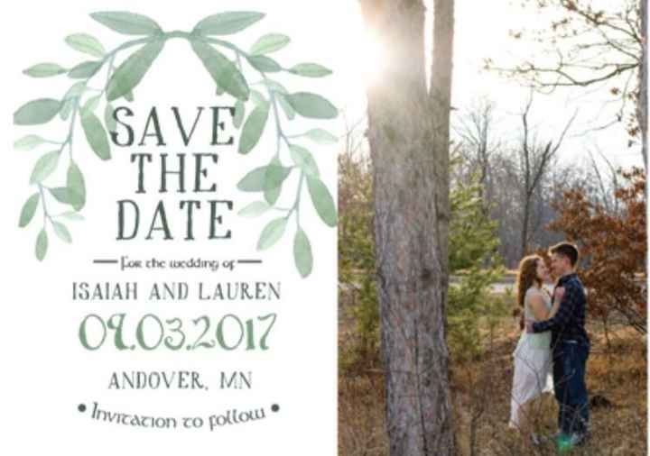 Show me your save the dates!