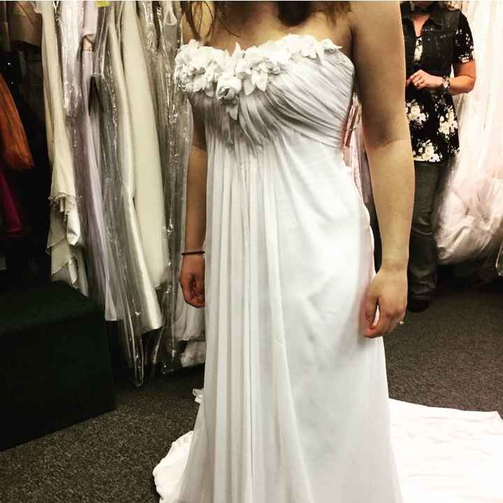 What was the most unique dress you tried on? Pics?
