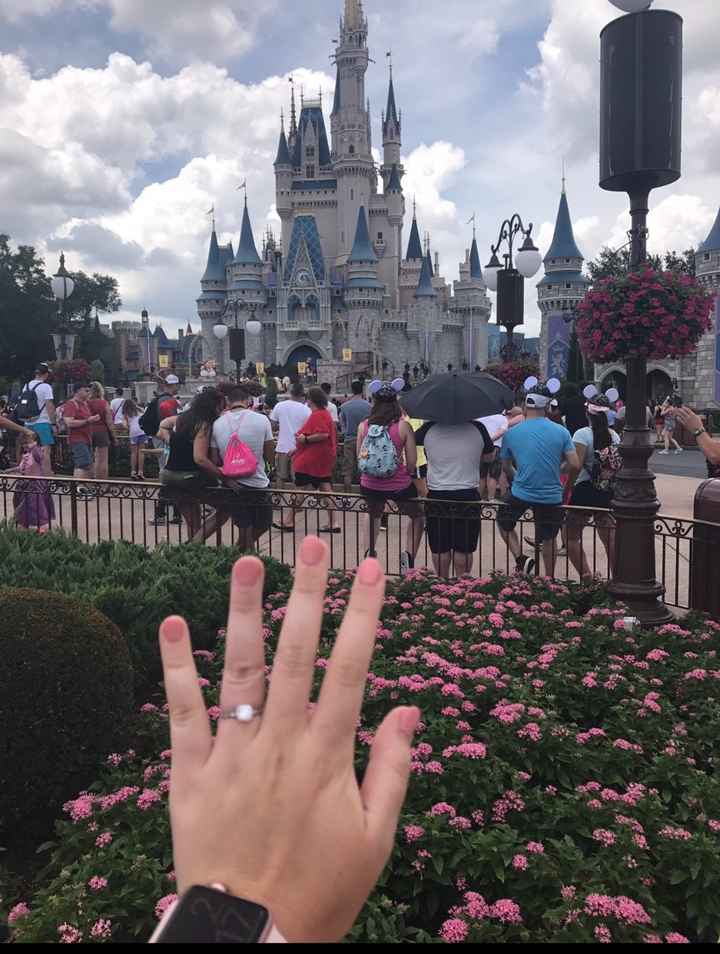 Not the clearest picture but I love my little ring! 