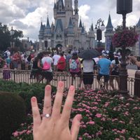 Not the clearest picture but I love my little ring! 