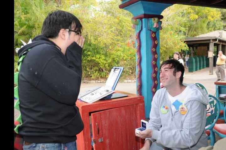 Actual engagement photos...