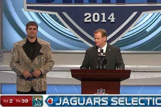 Camo tux at the NFL Draft