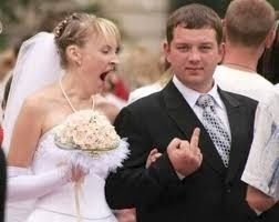 Google "funny wedding pic" or "horrible wedding pic" and post your favorite that popped up!